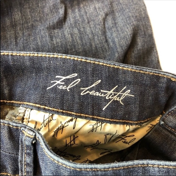 White House Black Market Blanc Trouser Leg Denim - Picture 7 of 8